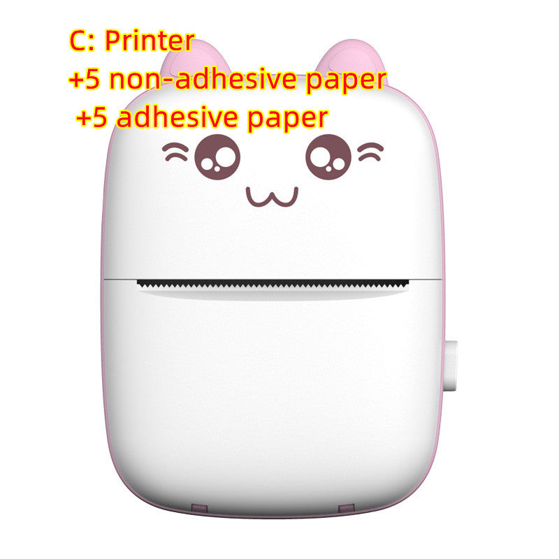 PureGlow portable mini Bluetooth WiFi baby care printer with mobile phone photo and note printing capability, compact and lightweight.