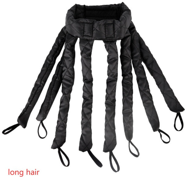 PureGlow heatless curling rod ribbon headband, a hair accessory for gentle, heat-free curls and stylish hair styling.