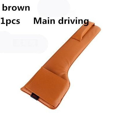 PureGlow car seat gap filler pocket organizer fitting between seats to store small items and prevent drops.