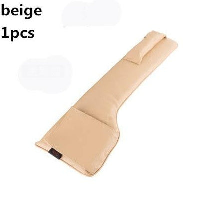 PureGlow car seat gap filler pocket organizer shown in a vehicle, designed to keep essentials within easy reach and prevent items from falling.