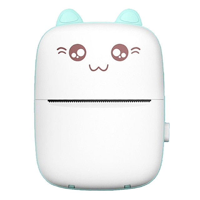 PureGlow portable mini Bluetooth WiFi baby care printer printing notes, photos, or labels from mobile phones.