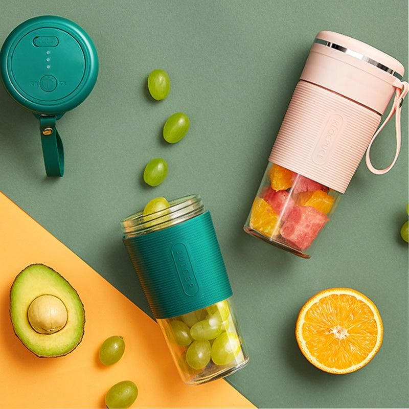 PureGlow portable baby care blender with compact design for easy blending of baby food, shown in the image.