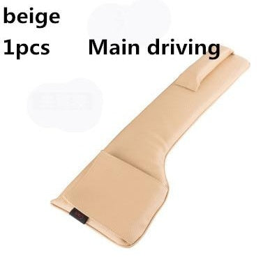 PureGlow car seat gap filler pocket organizer shown in a vehicle, designed to keep essentials within easy reach and prevent items from falling.