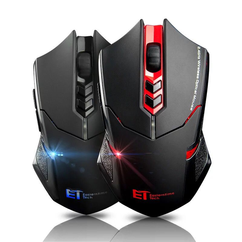 Wireless mouse from PureGlow with silent, luminous features, designed for ergonomic comfort and energy efficiency.