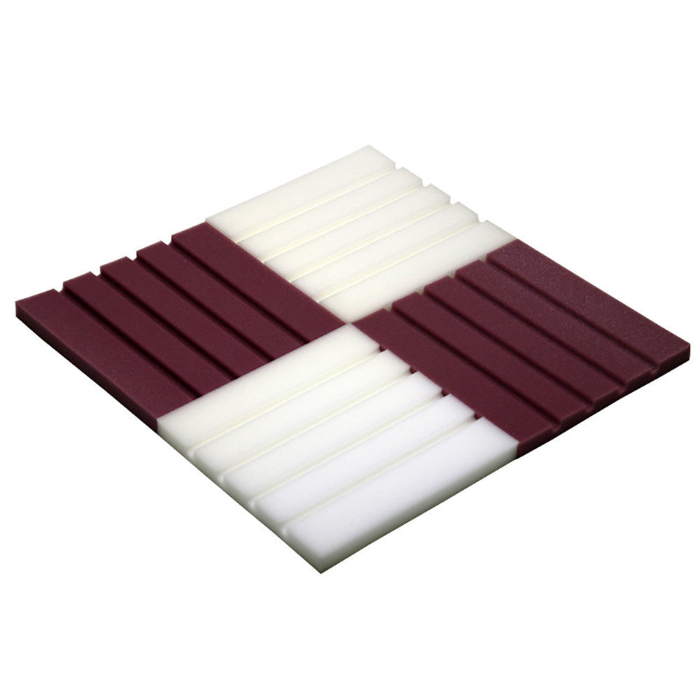 Set of 10 LuxeGlow Essentials sound-absorbing cotton strips for home and kitchen acoustic treatment.