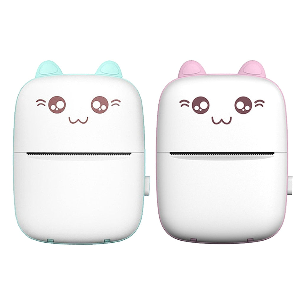 PureGlow portable mini Bluetooth WiFi pocket printer for mobile phones, ideal for printing notes, photos, and labels on the go.