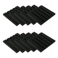 Set of 10 LuxeGlow Essentials sound-absorbing cotton strips for home and kitchen acoustic treatment, shown in a close-up image.