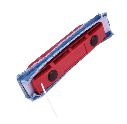 PureGlow magnetic window cleaner with double-sided cleaning pads, designed for easy and effective glass cleaning.