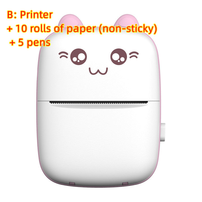 PureGlow portable mini Bluetooth WiFi pocket printer for mobile phone photos and notes, ideal for baby care and label printing.