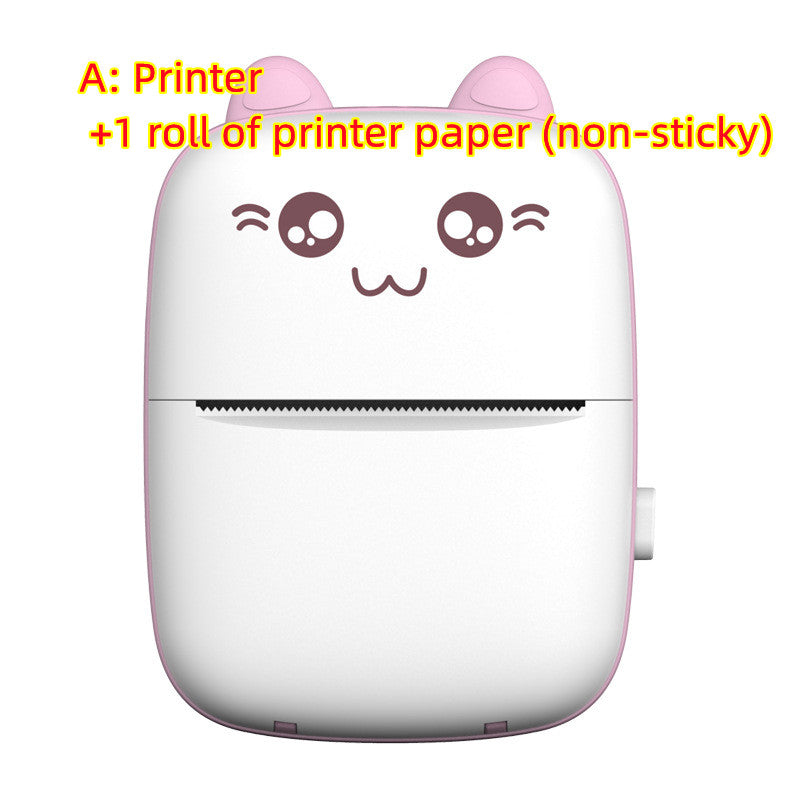 PureGlow portable mini Bluetooth WiFi printer for mobile phones, ideal for printing notes, photos, and labels on the go.