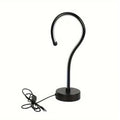 LuxeGlow Essentials 2-piece question mark shape table lamps with USB, three-color dimming, suitable for home or desk decor.
