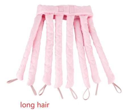 PureGlow heatless curling rod ribbon headband for hair styling, showcasing a soft, flexible hair accessory for natural curls.