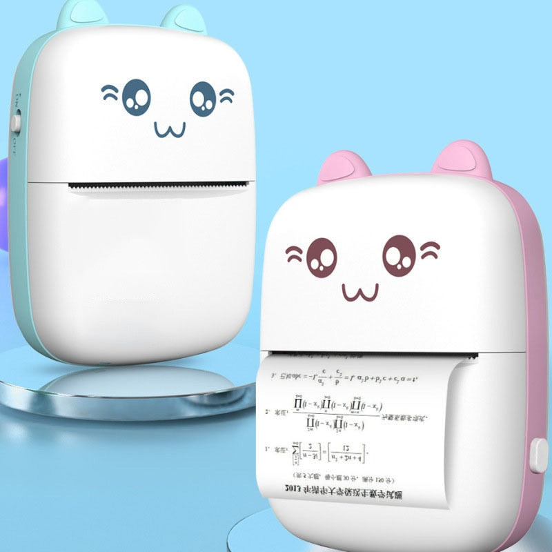 PureGlow portable mini Bluetooth WiFi baby care label and photo printer, compact device for mobile phone printing and note labeling.