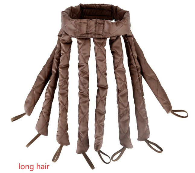 PureGlow heatless curling rod ribbon headband for hair accessories, shown with soft fabric and curling ribbon design.